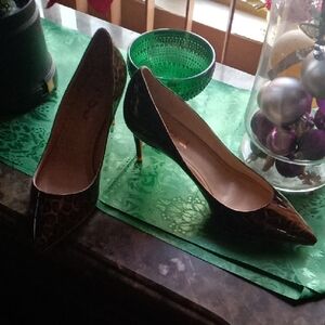 Leopard Print Women's Heels